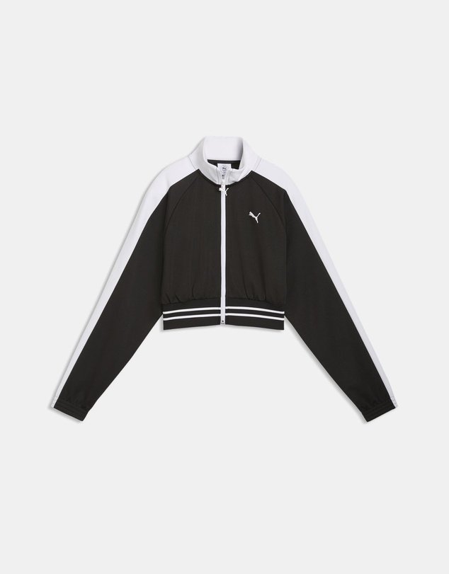 Puma - T7 Pique Relaxed Cropped Track Jacket