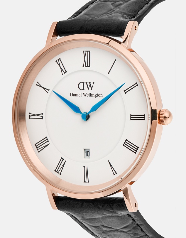 Daniel Wellington - Classic 40mm Roman Numerals Date Croc Belly