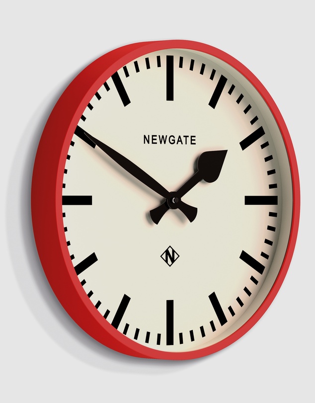 Newgate - Newgate Railway Clock Red