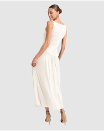 Honey and Beau - Lorena Drop Bodice Dress