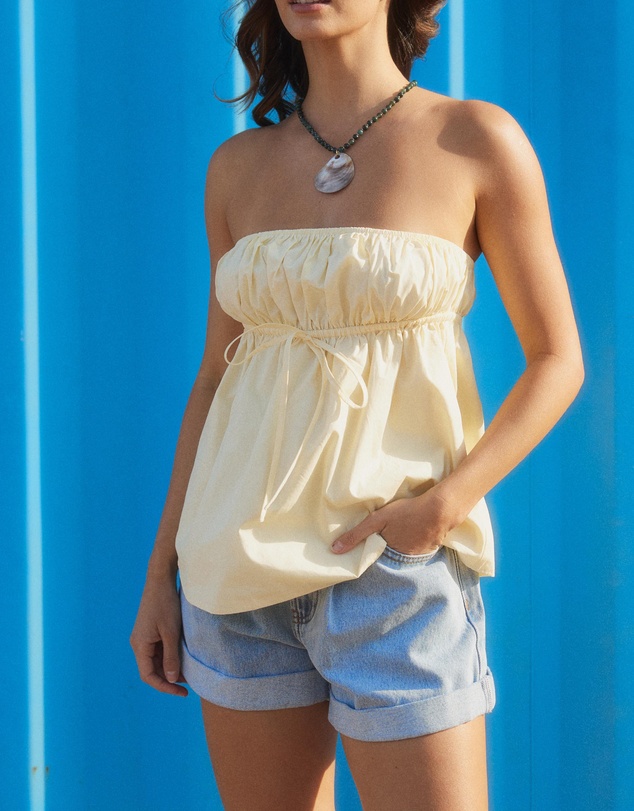 Dazie - Summer Muse Strapless Top