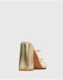 Betts - Shaq High Block Heel Mules