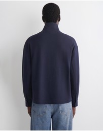 COS - Funnel-Neck Zip-Up Sweatshirt