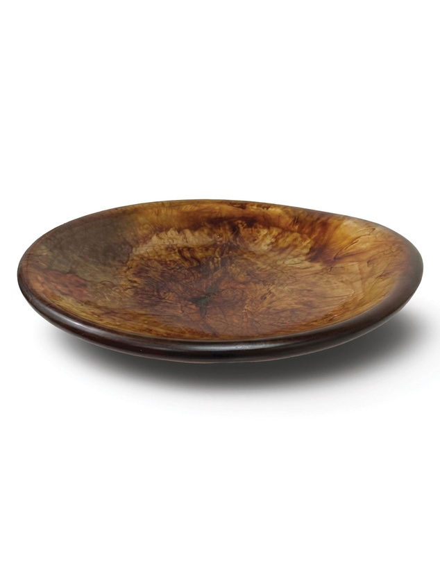 Urban Attitude - Urban Attitude SHAY Extra Large Bowl Height 6cm lowest 12cm highest by Width 52.5cm x 60cm - Dark Cocoa