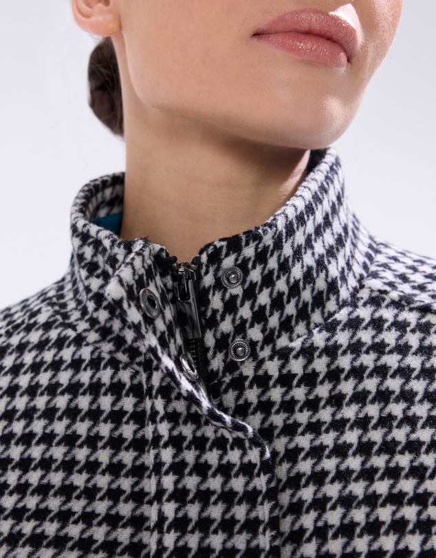 Marcs - Quinn Houndstooth Bomber Jacket