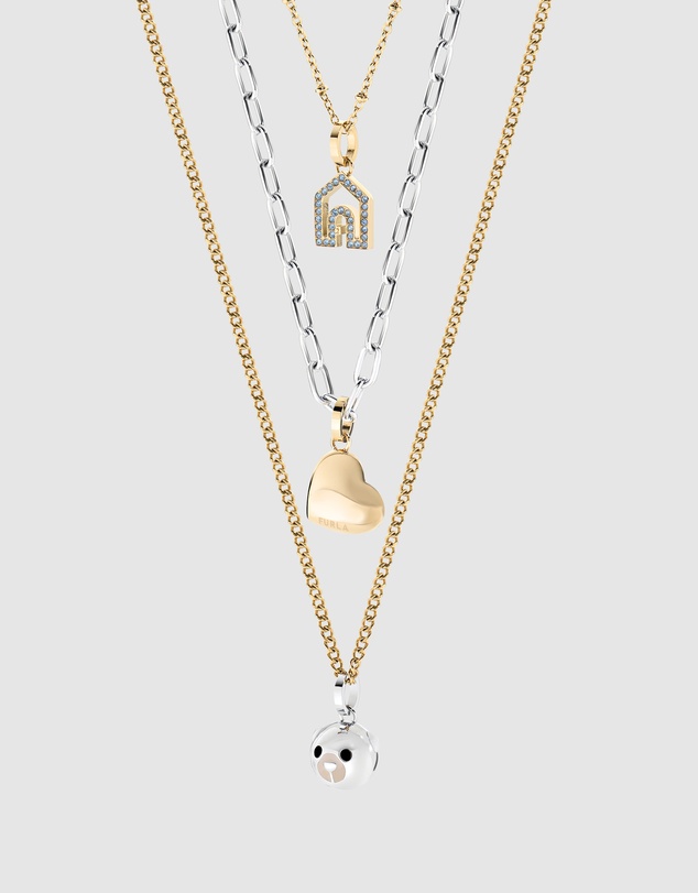 Furla - Furla Mixology Gold and Silver-Tone Multi Necklace
