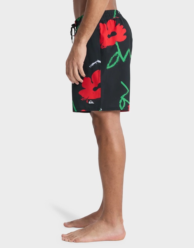 Quiksilver - Mens Stretch Printed Volley 17