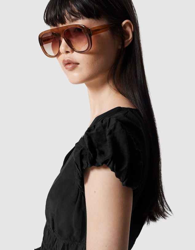 & Other Stories - Bubble-Sleeve Midi Dress