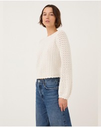 Peony - Pointelle Pullover