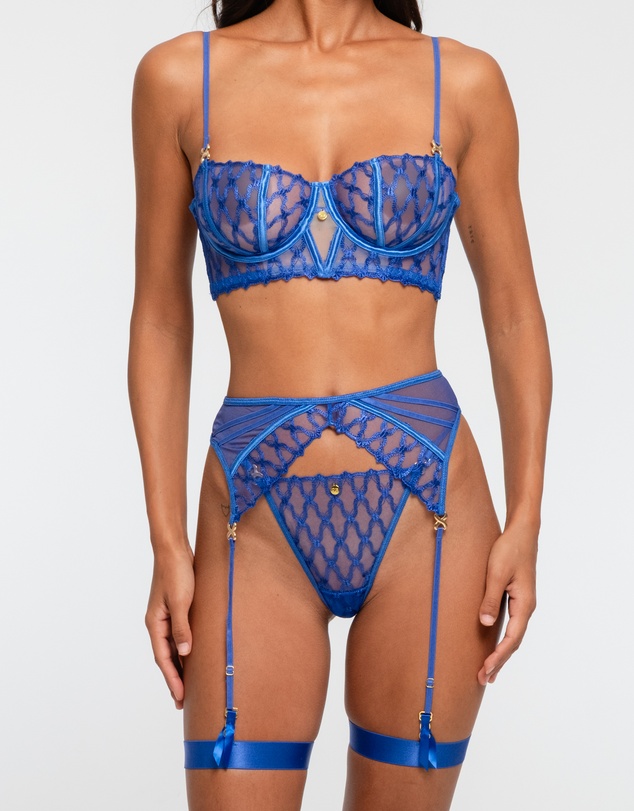 One Empire - Thena Lingerie Set - Blue
