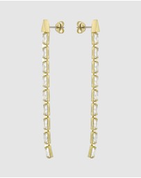 Ted Baker - Isalie Crystal Baguette Slinky Drop Earrings