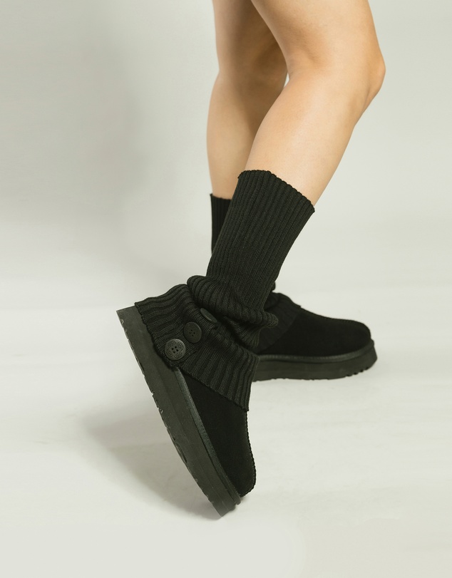 Ozwear Connection Uggs - Ugg Cardy Stretchy Knit Leg Warmers Slouch Socks