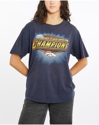 Vintage by The Real Deal - Pre Loved - Vintage 1999 NFL Denver Broncos Super Bowl Tee