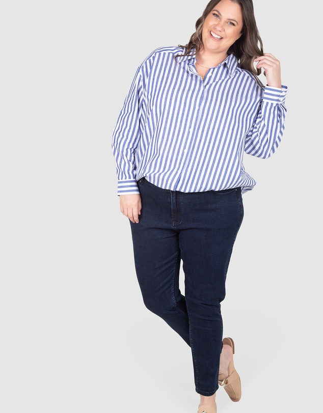 Love Your Wardrobe - Cara Overdyed Stretch Jeans