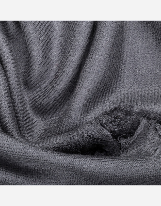 Ozwear Connection Uggs - Ugg Fringed Check Wool Scarf Grey