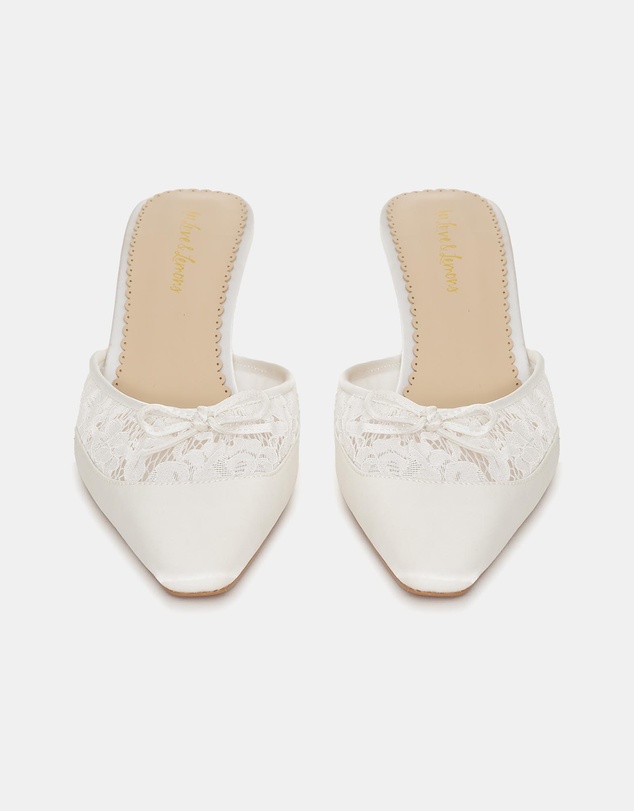 For Love & Lemons - Beatrice Lace Mules