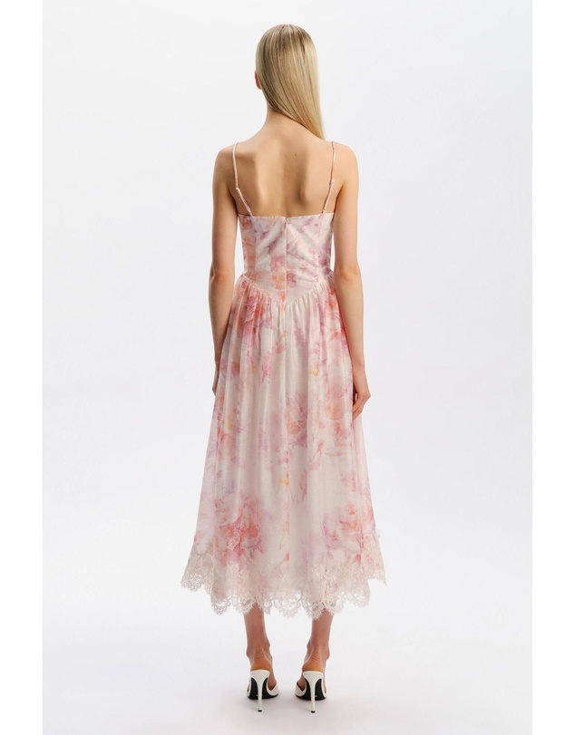 Bardot - Ashta Lace Detail Midi Dress