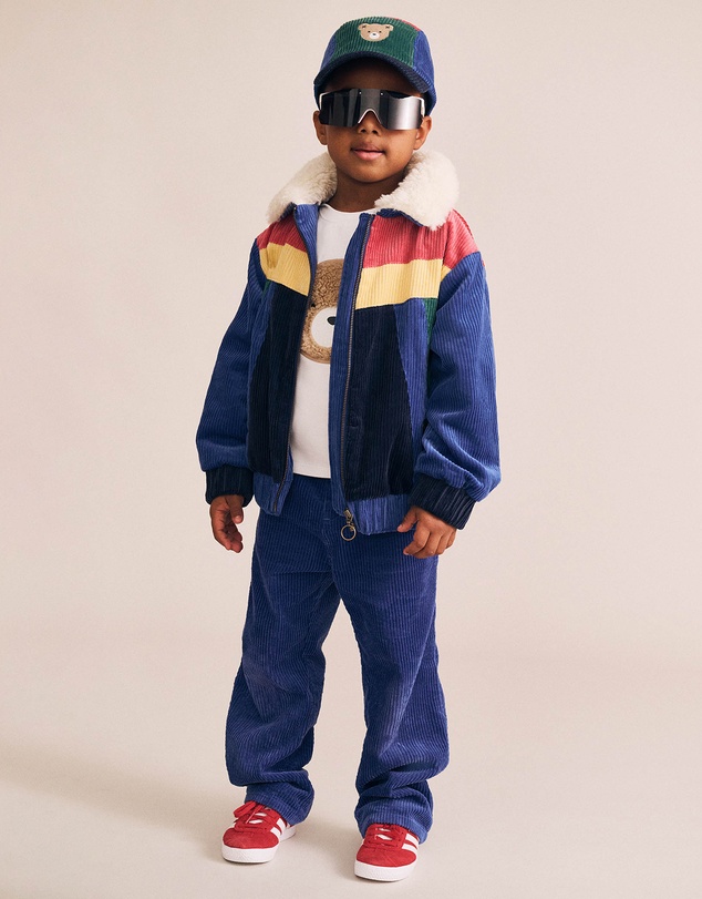 Huxbaby - Colour Block Cord Panel Cap - Babies-Kids