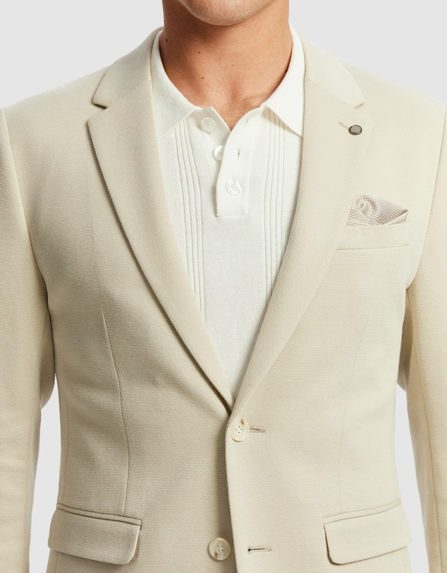 yd. - Decaf Knitted Blazer