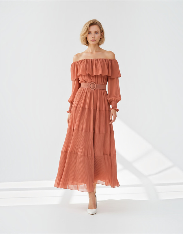 Mossée - Eliana Off Shoulder Dress