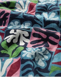 Seasalt - Seasalt Cornwall Collage Seaweed Mid Teal Cresting Waves Dress