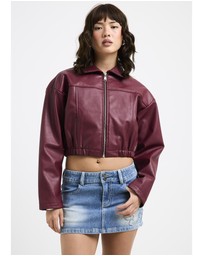 Neon Hart - Katana Crop Biker Jacket
