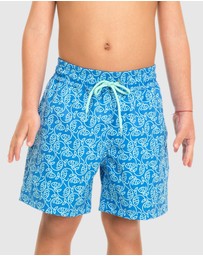 Tolu Australia - Boys Swim Shorts With Fishes