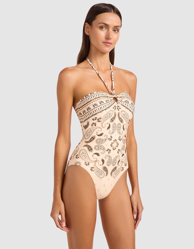 Seafolly - Drift Club Bandana Bandeau One Piece Swimsuit