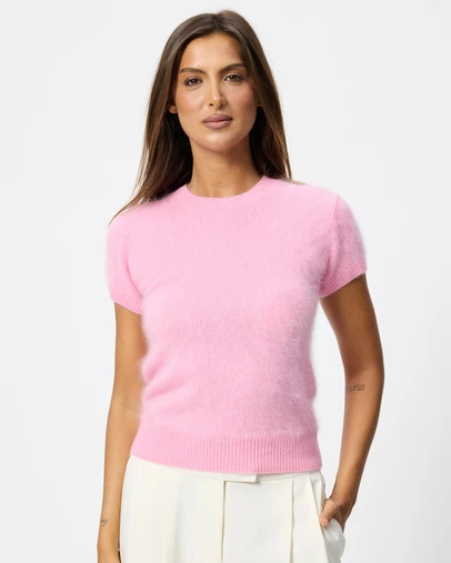 Reformation - Darcy Brushed Cashmere Tee