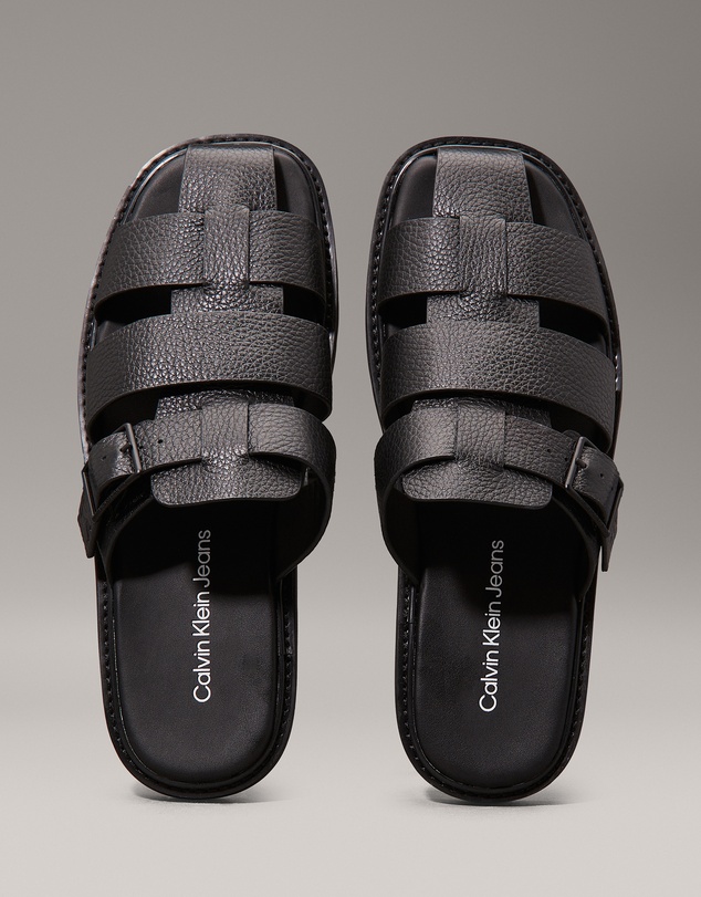 Calvin Klein - Leather Fisherman Sandals