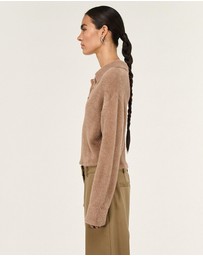 Staple the Label - Ember Fluffy Polo Jumper