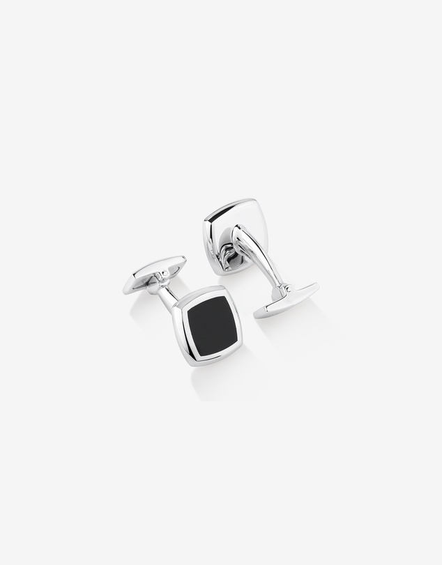 Michael Hill - Onyx Square Cufflinks in Sterling Silver