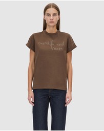 C&M CAMILLA AND MARC - Maren Logo Roll Sleeve Tee