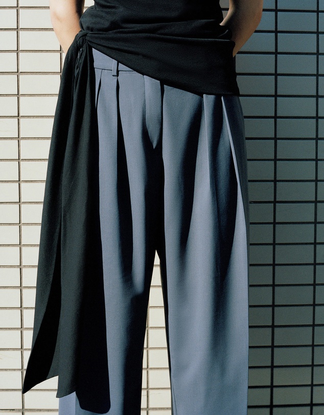 M.N.G - Straight Wool Suit Trousers
