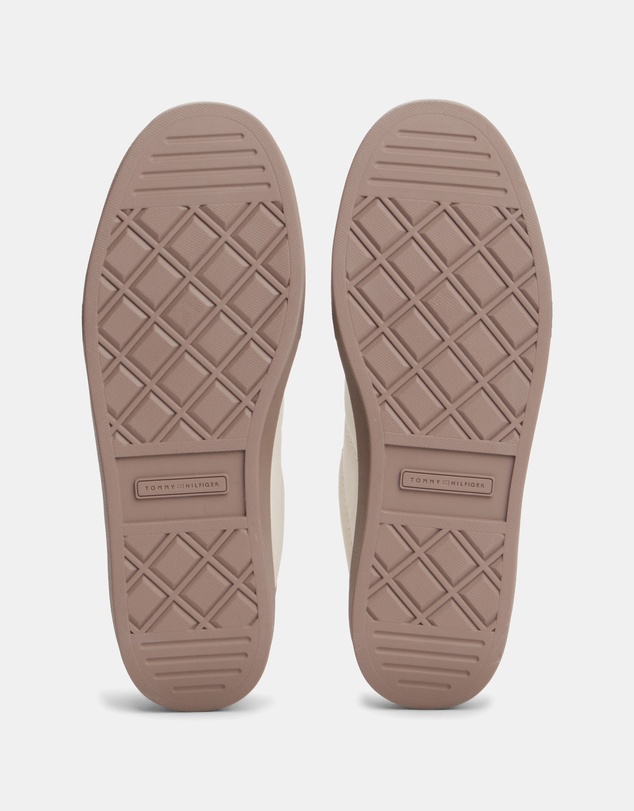 Tommy Hilfiger - Leather Monogram Court Trainers - Women's