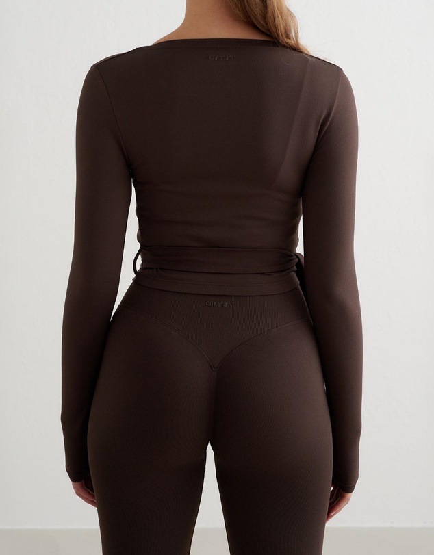 Aim'n - Shape Seamless Wrap Long Sleeve Top