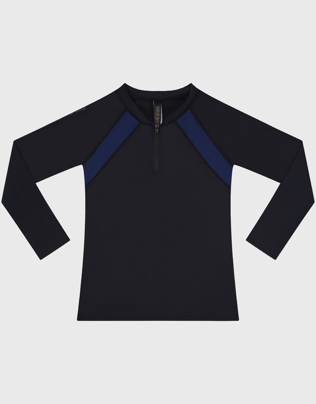 Aqua Blu Kids - Building Blocks Long Sleeve Rash Vest - Teens