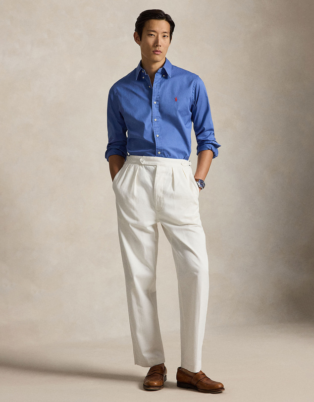 Polo Ralph Lauren - ICONIC EXCLUSIVE - Custom Fit Featherweight Twill Shirt