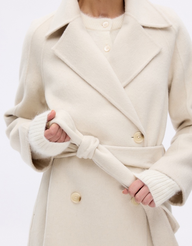 Minima Esenciales - Lian Oversized Wool Trench Coat