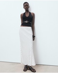 M.N.G - Long Polka Dot Skirt