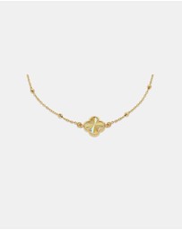 Zoe Olivia - 9K Gold Rainbow Petal Bracelet