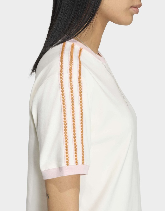 adidas Originals - ADIDAS ORIGINALS SUMMER GLOW ADVANCED THREE STRIPES TEE Womens