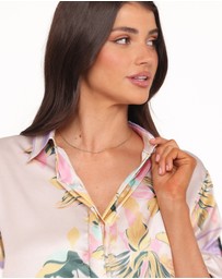 Petal & Pup - Lara Shirt - Lavender Print
