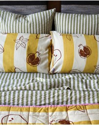 Mosey Me - Seersucker Stripe Flat Sheet