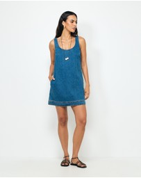 AERE - Elkin Denim Mini Dress