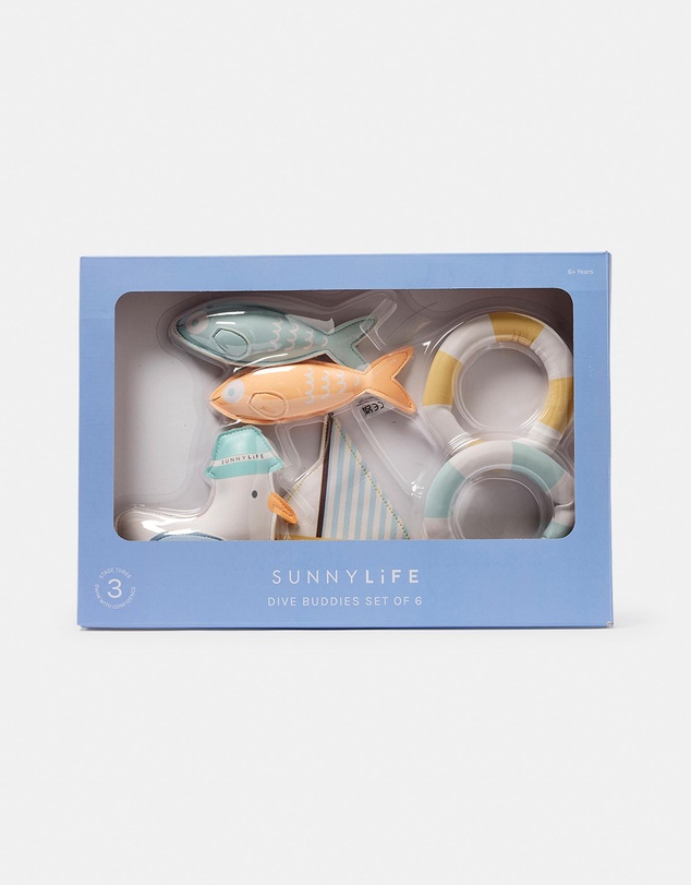 Sunnylife - 6-Pack Sammy the Seagull Dive Buddies - Kids