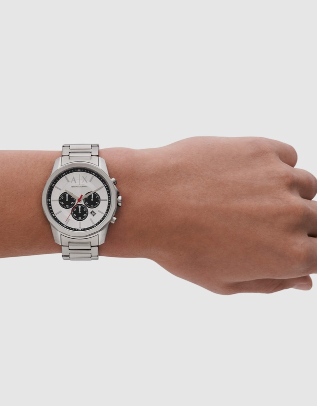 Armani Exchange - Silver Tone Choronograph Watch