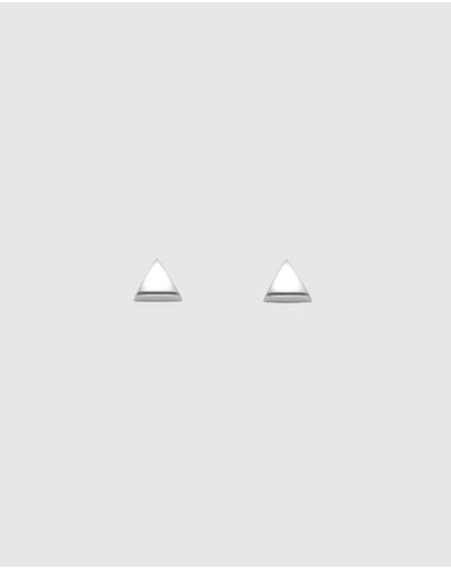 Ichu - Tiny Triangle Earrings