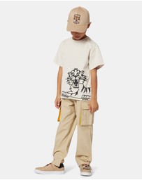 Kenzo Kids - Tiger Short Sleeve T-Shirt - Kids-Teens