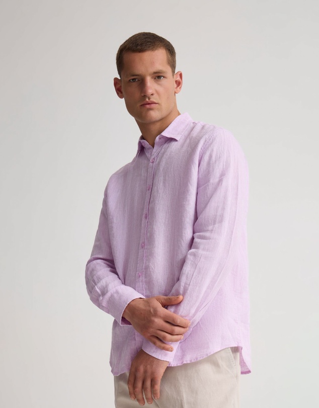 Oxford - Cooper Organic Linen Shirt Long Sleeve